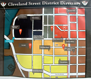 Map of Cleveland Street District