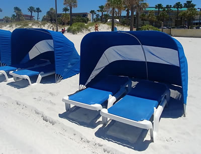 Cabana rentals on Clearwater Beach image