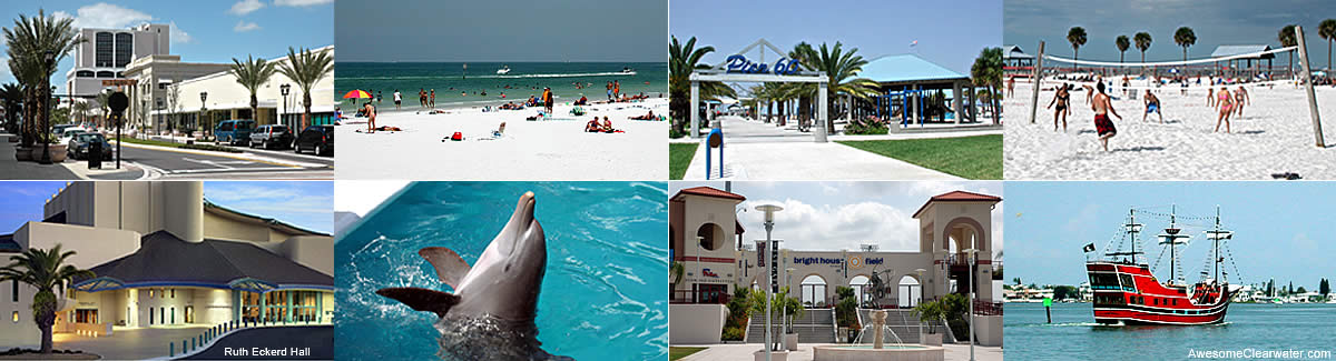 Clearwater Things To Do - attractions, beach activities, events, boating, cruising, fishing, performing arts, sports, shopping, sporting schedules.