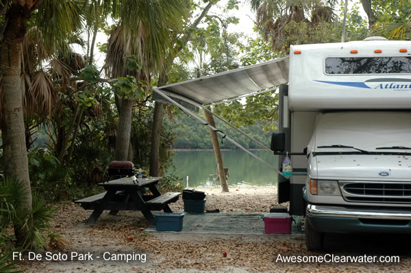 Camping near Clearwater at Ft. De Soto park