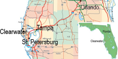 Map of Clearwater Area image
