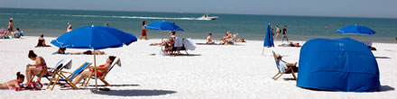 People relaxing on Clearwater Beach image