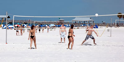 Clearwater Beach volleyball activity image
