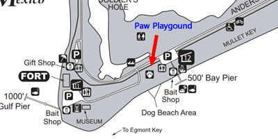 Fort De Soto dog park image
